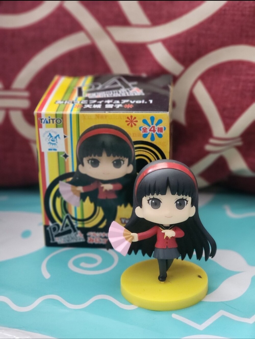 Persona 4 Golden Yukiko Mini Figure/Figurine Shin Megami Tensei 3 5 Taito Plush